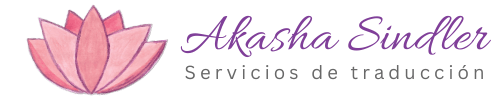 Akasha Sindler Übersetzungsdienste